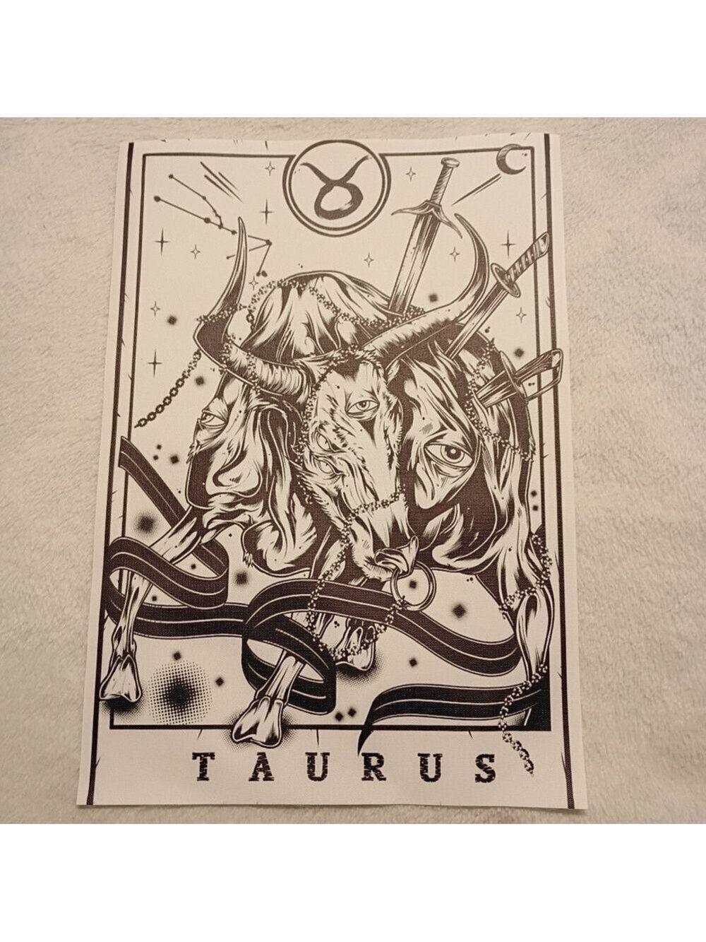 🌻 Taurus Zodiac Canvas Art Print